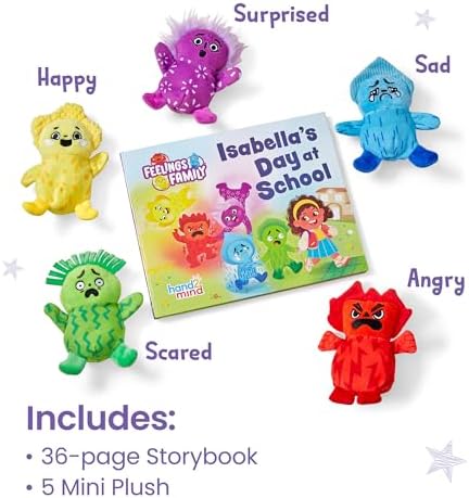 hand2mind Feelings Family Introductory Storybook and Plush Set - Image 2