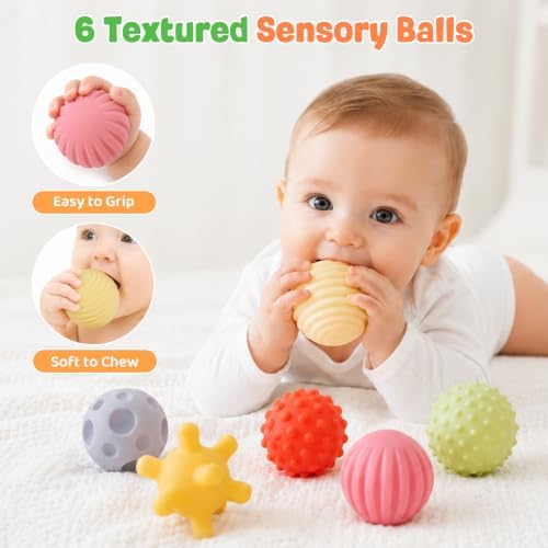 Weilim Montessori Baby Toys 18 Months+, 3-in-1 Stacking Blocks Rings Balls - Image 5
