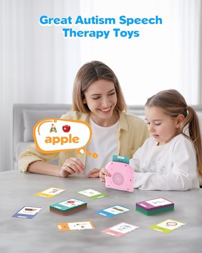 Airbition Bilingual Talking Flash Cards, 510 Words Spanish and English Pink - Image 4