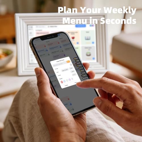10.1 inch Digital Calendar Chore Chart – Digital Picture Frame, Smart Family Planner, Hearth Display Desk Digital Calendar Best Gift for Women, Mom,Christmas, Wedding - Image 6