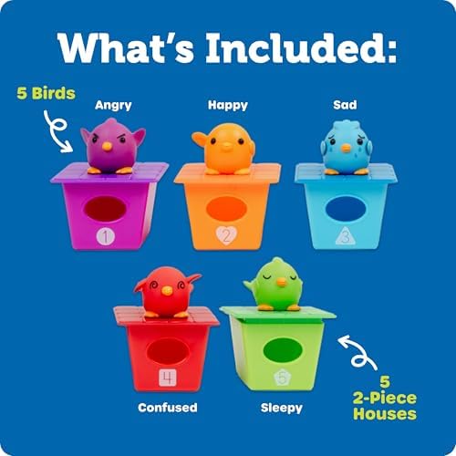 Learning Resources Peek-a-Bird Learning Buddies - 15 Pieces, Age 18 Months+ Toddler Activities, Preschool Toys, Educational Color Teaching - Image 6