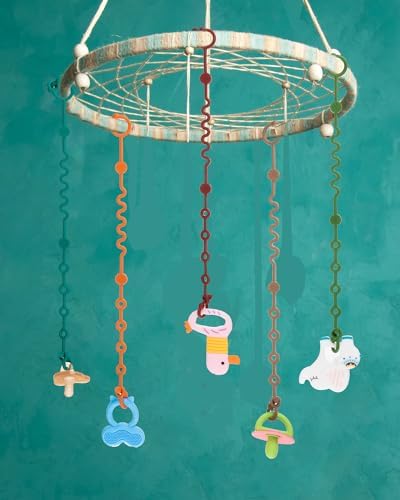 LittleHugs Toy Straps for Baby, 5pcs Adjustable Toy Holder for Stroller Accessories, Silicone Tether Pacifier Clip, No Throw Travel Essential Leash for High Chair, Car Seat (4-Pack) - Image 6