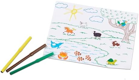 Melissa & Doug Deluxe Wooden Stamp Set: Animals - 30 Stamps, 6 Markers, 2 Stamp Pads Kids Art Projects, Wooden Stamps with Washable Ink, for Kids Ages 4+ - Image 4