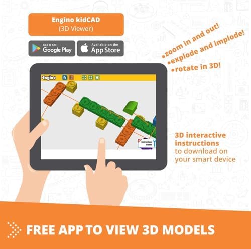 Engino STEAM Labs, Learning About Vehicles, STEAM Kit for Ages 3+, Building Blocks, STEM Kit for Girls & Boys, Learning & Education Toys, Kindergarden Toys (5 Models) - Image 6