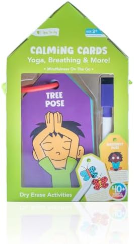 Open The Joy Dry Erase Calming Cards – Kids Mindfulness SEL Set by OpenTheJoy