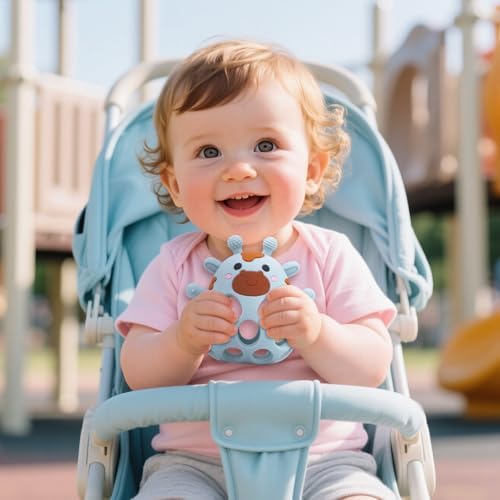 Baby High Chair Toy Teething Chew, Suction Cup Toys,BPA-Free Infant Teether - Image 6