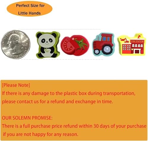 Montessori Wooden Lacing Beads for Kids,42 Pcs Preschool Activities String Car Animals Vegetables Beads Toys,Educational Threading Learning Beads Toys for Toddler 3 4 5 6 Year Old Boys Girls - Image 5
