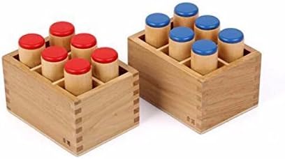 YHZAN New Montessori Sensorial Auditory Material Sound Bottles - Sound Cylinders Sound Boxes Kids Educational Toys - Image 2
