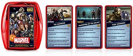 Top Trumps Marvel Cinematic Universe Quiz Game, 500 Questions to Test Your Knowledge on Guardians of The Galaxy, Avengers, S.H.I.E.L.D, Wakanda, Gift and Toy for Ages 8 Plus, Red - Image 2