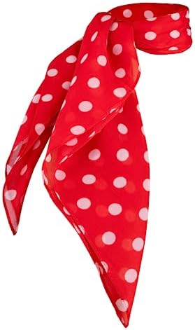 Hip Hop 50's Shop 1950s Retro Chiffon Neck Scarf Square Vintage for Women by HipHop50sShop