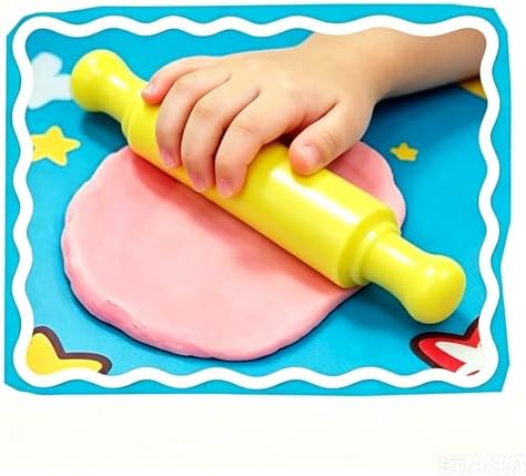 Kids Dough and Clay Play Tools – 25 Pcs Modeling Clay Accessories with Rolling Pin, Cutters & Extruder – Toddler Craft Kit for Preschool Learning and Creative Play - Image 2