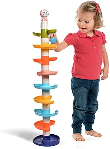 Ball Drop Toy for Toddlers, 9-Layer Spiral Tower with 3 Rolling Sound Balls - Image 6