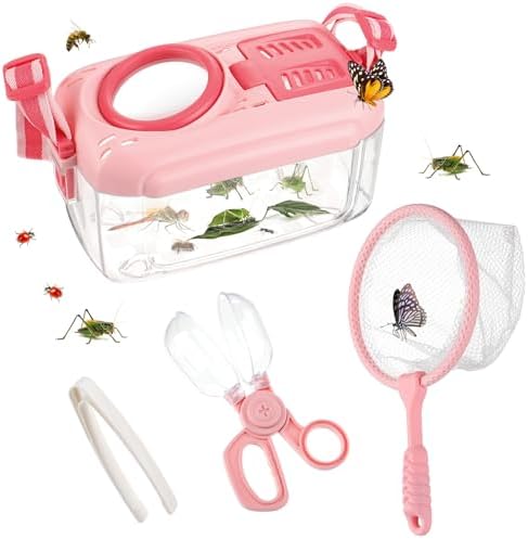 Biubee Bug Catcher for Kids, Bug Catching Kit Gifts with Butterfly Net Toys by Biubee