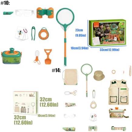 Curiosity Toy Set for Nature Watching Play with Goggles Binoculars Catching Tools and Learning Toy Family Outdoor Fun Curiosity Set - Image 3