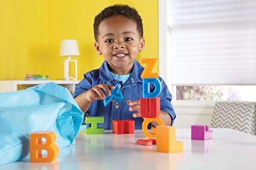 Learning Resources Letter Blocks - ABC Toddler Learning, Alphabet Puzzle, Learn to Read, Fine Motor Toys, Montessori, Preschool Classroom Must Haves Activities, Gifts for Boys and Girls - Image 4