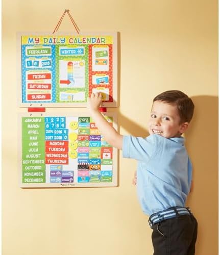 Melissa & Doug My First Daily Magnetic Calendar - Image 3