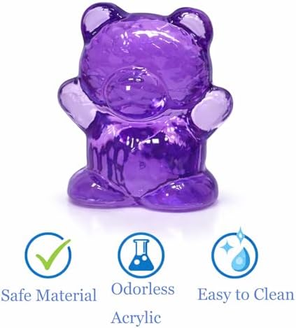 110 PCS Translucent Counting Bears with Storage Jar, Color Sorting Math Manipulatives for Toddlers 3+, Preschool & Kindergarten Learning Toys, Bear Counters - Image 5