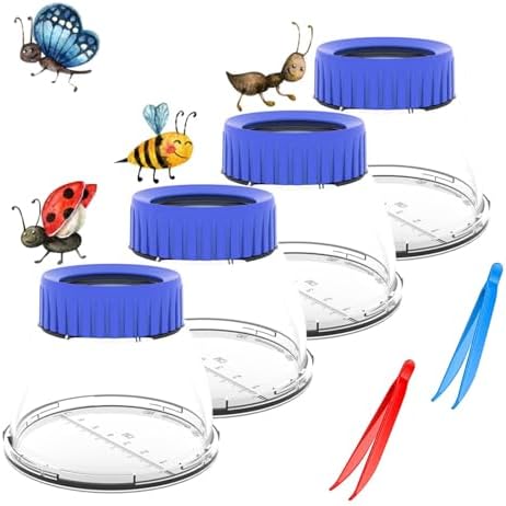 5X Magnifier Bug Viewer, Bugs Habitat Magnifying Bug Jar for Kids by RORANIC-DeliveringHappiness