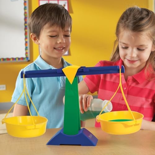Learning Resources Pan Balance - Back to School, Homeschool, Math Toys, Teach Mass & Measurement, Ages 3+ - Image 3