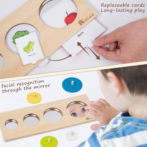 Adena Montessori Jumbo Knob Dino Puzzle, 4pcs, 1-3y - Image 5