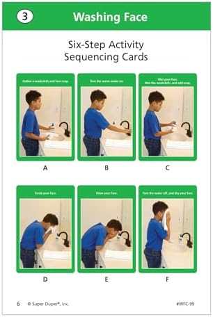 Super Duper Publications | Webber® Activities of Daily Living Photo Sequencing Cards | Educational Learning Resource for Children - Image 5