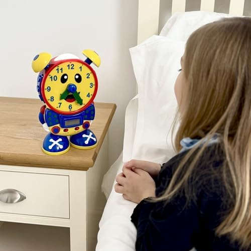 The Learning Journey Telly The Teaching Time Clock, Electronic Analog & Digital Time Telling Aid with Two Quiz Modes & Night Light,Multi - Image 4