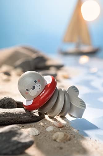 HABA 306691 - Rattle Figure Seal, Grasping Toy from 6 Months, Made in Germany - Image 4