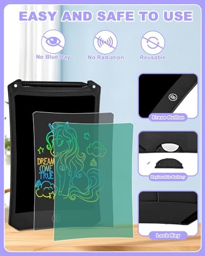 cimetech Toddler Girl Gifts, LCD Writing Tablet 2 Pack, Drawing Pad - Image 3