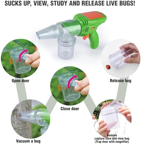 PLAY Bug Catcher Kit for Kids, Bugs Toys for Kids 3-5, Bug Vacuum Catching Kit, Critter Keeper Habitat, Insect Collection Terrarium, Summer Outside Toys for Toddlers 1-3 4 5 6 7 8+ Boys Gift - Image 5