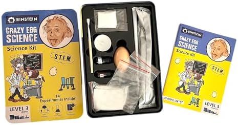 Einstein’s Crazy Egg Science LAB Science Kit for Kids. STEM for Boys & Girls Aged 8 and Above. 14 Exciting Experiments Inside. Detailed Picture Guide Included. - Image 2