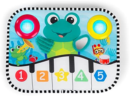 Baby Einstein Ocean Explorers Neptune's Kick & Explore Musical Kick Pad & Crib Toy, Tummy Time Mat, Learning Toy, for Ages 0 Months and up, Medium (Pack of 6) by BabyEinstein