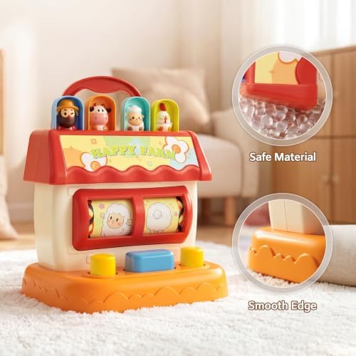 Montessori Baby Toys for 18Months, Interactive Pop Farm Animal Up Toys - Image 4