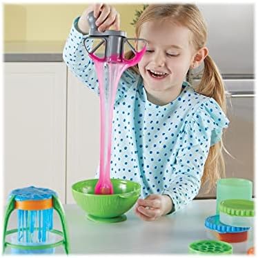Learning Resources Yuckology Slime Science Set, Early Science Skills, DIY Slime, STEM Skills, Measurement, Color Mixing, Ages 4+, multi-color, "10"" x 4.5"" x 9""" - Image 5