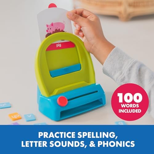 Educational Insights Spell & Drop Word Building Set - CVC Word Games, Kindergarten Learning Activities, Preschool Sight Words, Spelling Toys and Reading Games for Kids 5-7, Learn to Read Flash Cards - Image 2