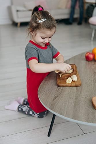 Wooden Safe Knife for Kids, Kids Utensil Montessori Knife, Vegetable and Fruit Chopper, Ash Wood - Image 3