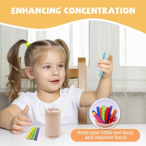 YHHYTOY Montessori Toys for 1 Year Old, Toddler Learning Color Sorting Toys - Image 4
