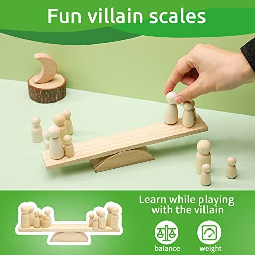 Wooden Math Counting Toy Montessori Learning Game for Kids 3+ - Image 5