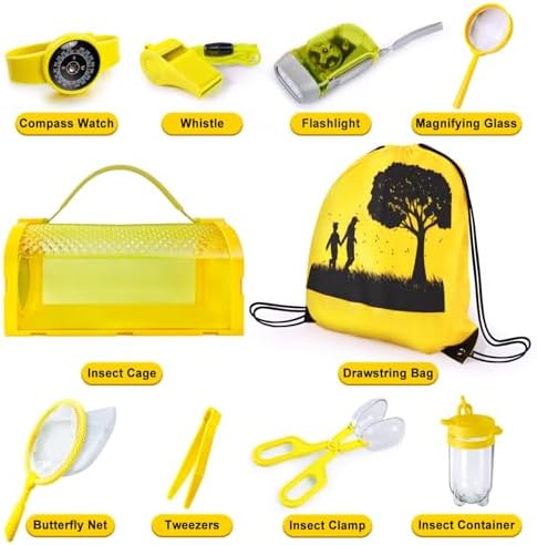 Bug Catcher Kit & Outdoor Explorer Kit for Kids, 10 Pcs Bug Catching Kit - Image 3
