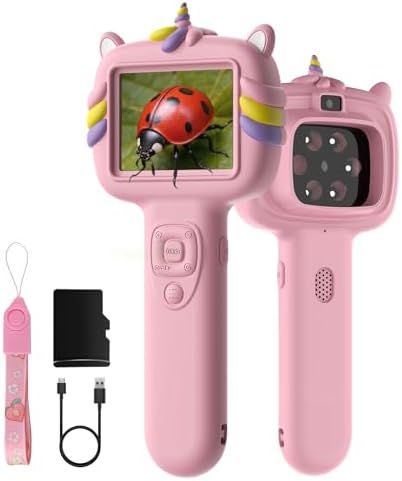 Microscope Camera for Kids Gifts Toys- Handheld Pocket Microscope Autofocus by Trigowalt