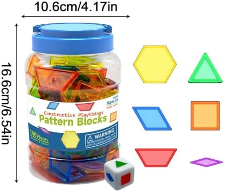 Geometric Shapes Transparent Educational Geometric Toy - Image 5