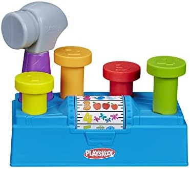 Playskool Tap 'n Spin Tool Bench Activity Toy Toolbox with Hammer for Toddlers 12 Months and Up Amazon Exclusive by Playskool