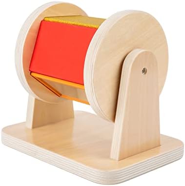 Adena Montessori Rainbow Spinning Drum, 6-12mo, Medium by AdenaMontessori