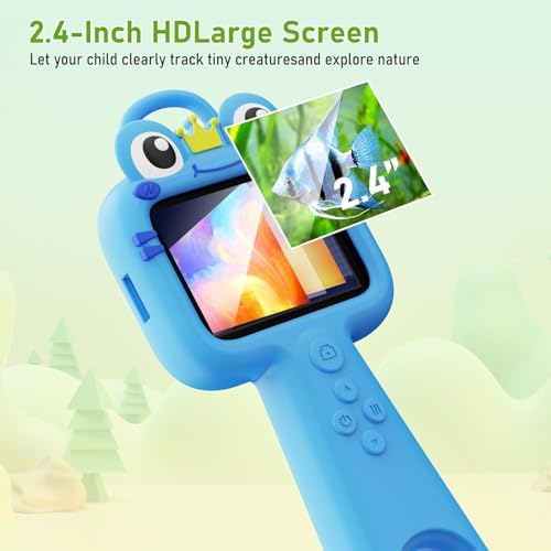 Kids Borescope Camera with Light, 2.4" HD Screen Snake Camera, STEM Educational Science Toy for Boys & Girls Ages 3-13, Outdoor Adventure, Camping, Nature Exploration(Blue) - Image 6
