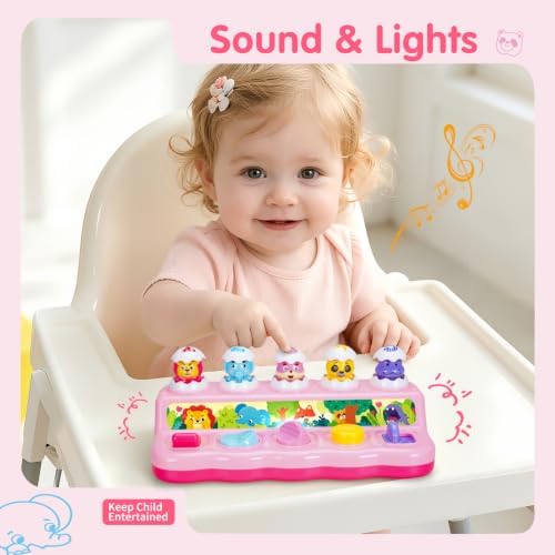 FS Pop Up Toy for 1 Year Old Girls, Cause and Effect Toy - Image 2