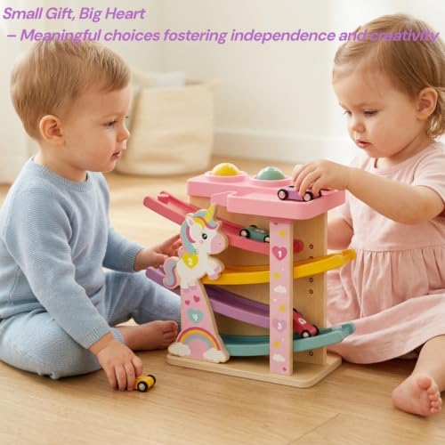 Montessori Toddler Toys for 1-2 Year Old Girls, First Birthday Gifts, Pink - Image 3