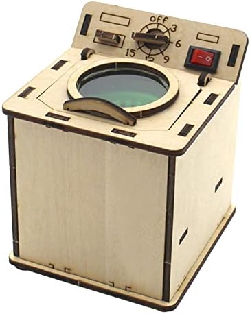 harayaa Wooden Science Experiment Kid Toy Washing Machine for Homeschool - Image 4