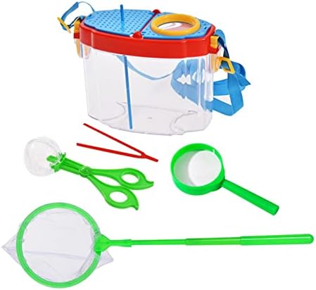 1 Piece Insect Viewer Box Explorer Toy Transparent with Lanyard and Clip Suitable for Nature Study Adventure Gift Giving, C by Unknown