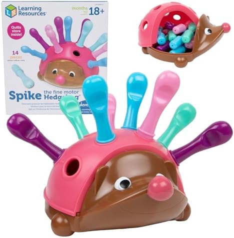 Learning Resources Spike The Fine Motor Hedgehog Pink by LearningResources