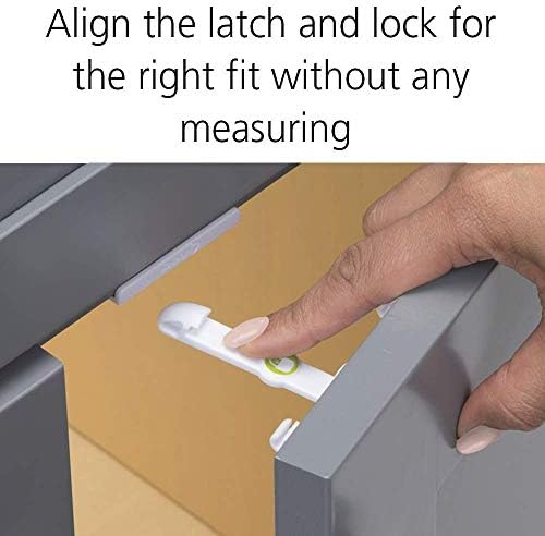 Safety 1st Adhesive Cabinet Latch, 12 Piece, One Size - Image 6