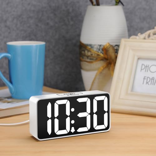 DreamSky Small Digital Alarm Clock for Bedroom with Large Big Numbers - Image 5